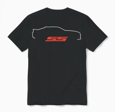 6th Gen Ss Outline Unisex T-Shirt - Black
