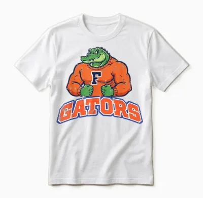 Gator Aligator Women Men Kids Boys Girls Youth Teen Unisex T-Shirt - White