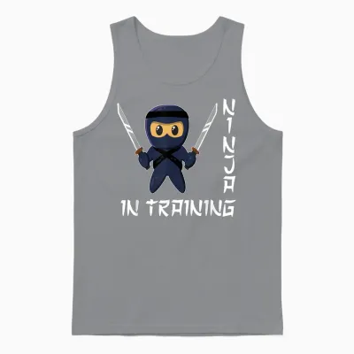 Ninja Im Training Ninja Karate Ninja Kinder Ninja Unisex Tank Top - Sport Grey