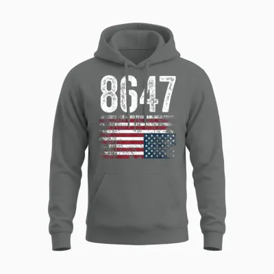 8647 Impeachment Protest Unisex Hoodie - Graphite Heather