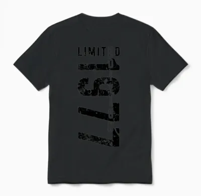 Grunge Vintage Limited Edition 1977 Birthday Unisex T-Shirt - Black