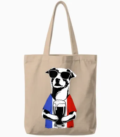 Drapeau France Homme Femme France Tote Bags - Natural