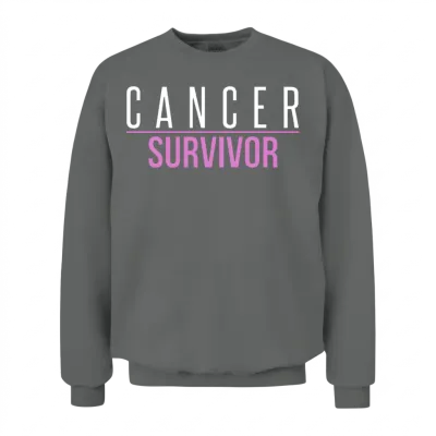 Cancer Survivor Unisex Sweatshirt - Graphite Heather