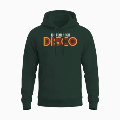 I Feel Me Disco T-Shirt, Black Unisex Hoodie - Forest