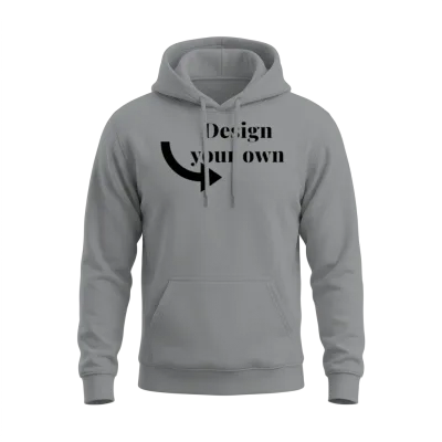 Design Your Own Unisex Hoodie - Sport Grey