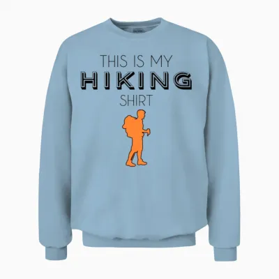 Hiking Unisex Sweatshirt - Light Blue