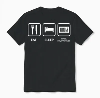 Hack Microwaves Unisex T-Shirt - Black