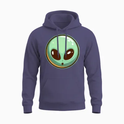 Alien (funny) Unisex Hoodie - Heather Sport Dark Navy