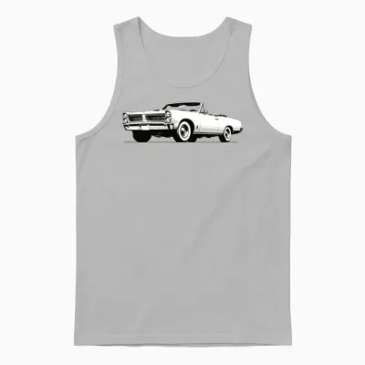 Vintage 1964 Pontiac Gto Convertible Classic Car A Unisex Tank Top - Ash