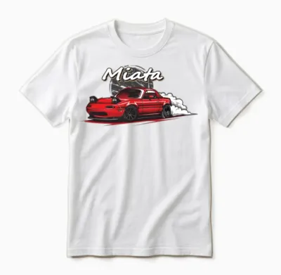 Mazda Mx5 Miata Unisex T-Shirt - White