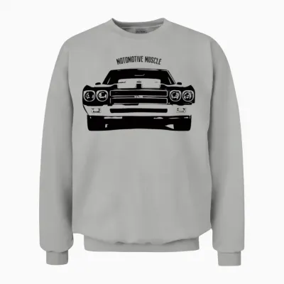 Vintage Classic Muscle Car Unisex Sweatshirt - Ash