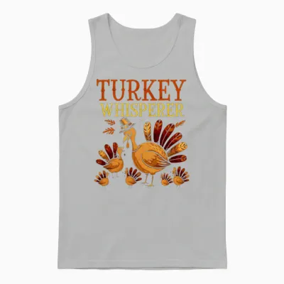 Thanksgiving Funny Thanksgiving Turkey Whisperer Unisex Tank Top - Ash