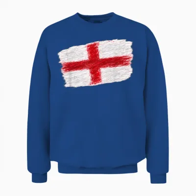 Fußball - England Fan Wm Unisex Sweatshirt - Royal