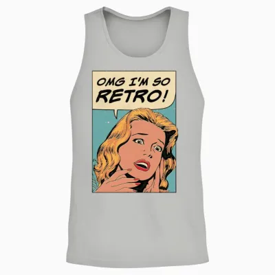 So Retro Unisex Tank Top - Ash
