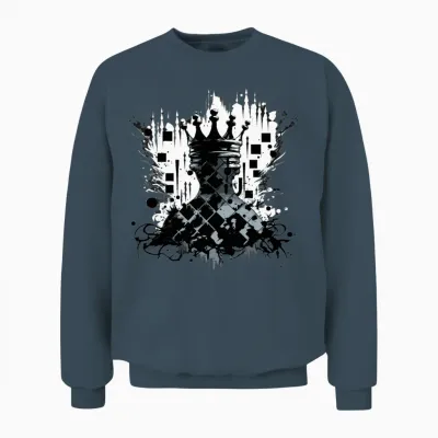 King Chess Unisex Sweatshirt - Dark Heather