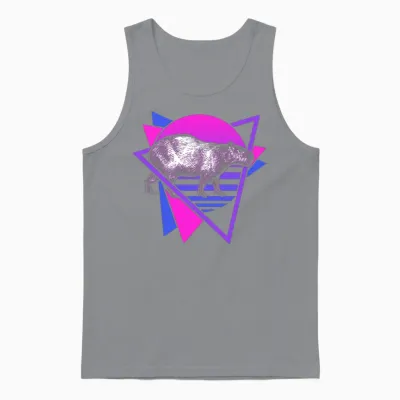 Capybara Retro Unisex Tank Top - Sport Grey