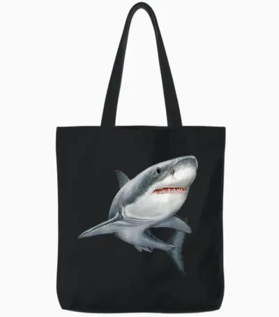 Sharks Children, Sharks Girls, Sharks Costume, Sharks for Women, T-Shirt, Black Tote Bags - Black