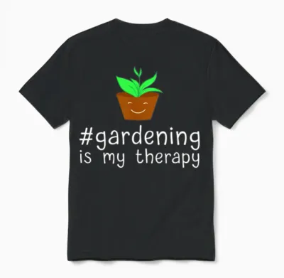 Funny Gardener Gift Unisex T-Shirt - Black