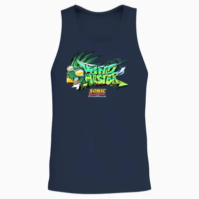 Sonic the Hedgehog: Crossworlds Unisex Tank Top - Navy