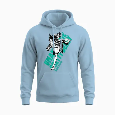 Umamusume: Pretty Derby Mejiro Palmer Unisex Hoodie - Light Blue