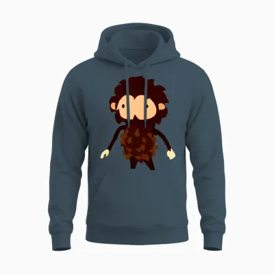 Sneaky Sasquatch Head Unisex Hoodie - Dark Heather