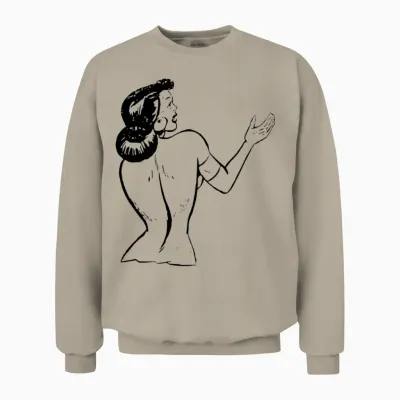 Pin Up Unisex Sweatshirt - Sand