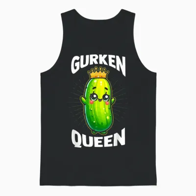 Pickled Cucumber T-Shirt, Black Unisex Tank Top - Black