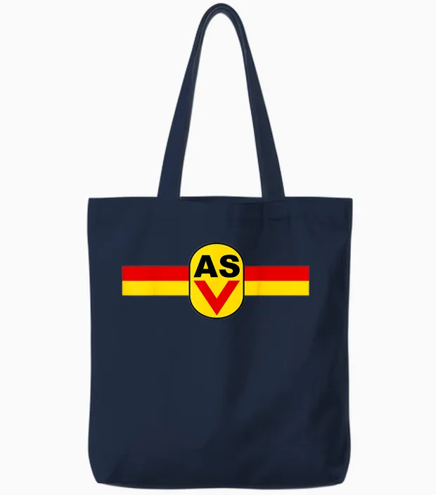Asv Ddr Sport Design Jersey Asv Nicki East Germany Ossi Tote Bags in Navy