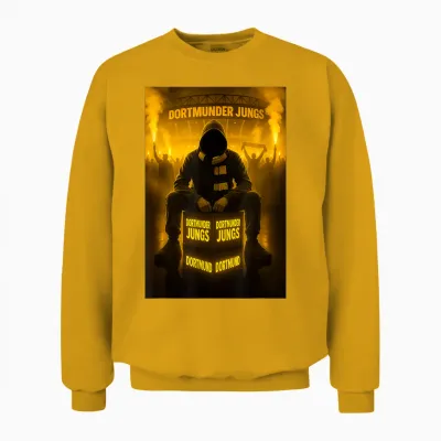 Dortmund Men's T-Shirt Dortmund Boys Ultras Gift Unisex Sweatshirt - Gold
