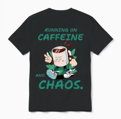 Funny Mug T-Shirt Design, Fitness and Wellness Unisex T-Shirt - Black