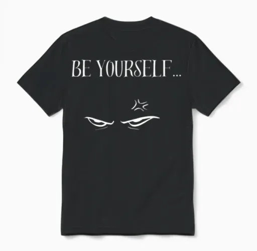 Be Yourself! Unisex T-Shirt in Black