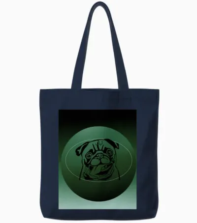 Dog Tote Bags - Navy