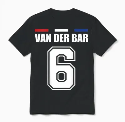 Funny Name Holland Jersey for Mallorca and the Party T-Shirt, Orange Unisex T-Shirt - Black