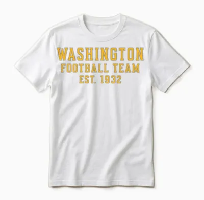 Washington Football Team Unisex T-Shirt - White