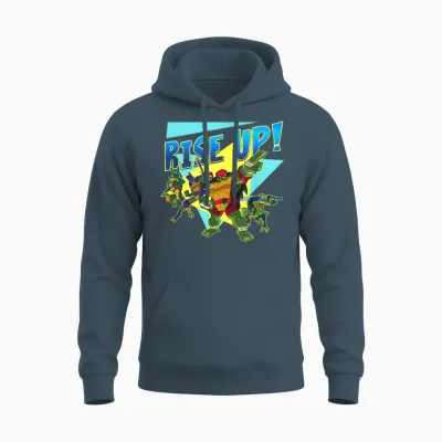 Tmnt - Rise Up! Unisex Hoodie - Dark Heather