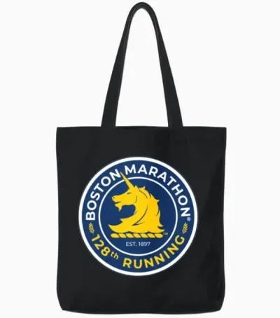 Boston Marathon Tote Bags - Black