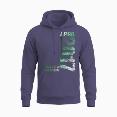 April 2017 Junge Mädchen 9. Geburtstag Limited Edition Unisex Hoodie - Heather Sport Dark Navy