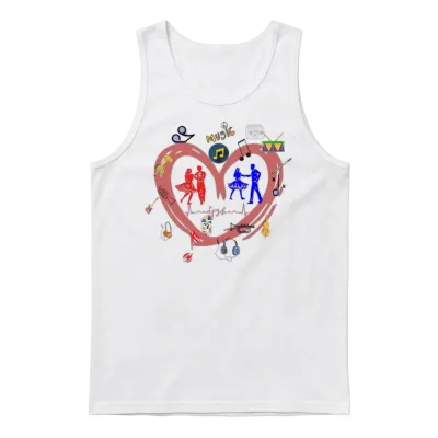 The True Meaning of Music Unisex Tank Top - White