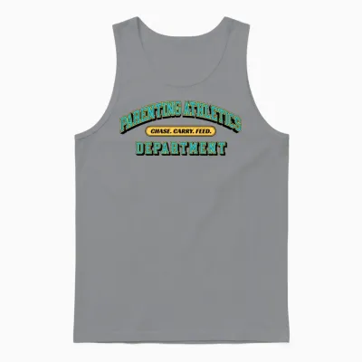 Parenting Athletics – Chase Carry Feed Unisex Tank Top - Sport Grey