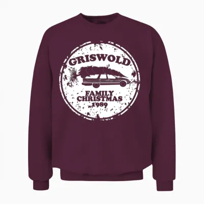 Griswold Christmas Vacation Unisex Sweatshirt - Maroon