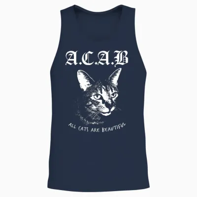 All Cats Are Beautiful Tshirt, 1312 Hoodie 1312 Pullover Unisex Tank Top - Navy