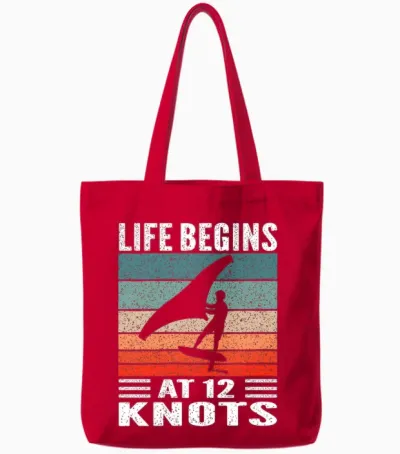 Wing Foiling Surfing Wing Foil Surf Surfer Sports Nautiques T-Shirt Haut De Gamme Tote Bags - Red