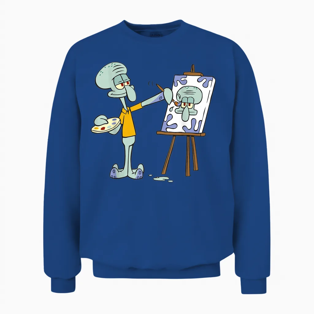 Thaddäus Gemälde in Seinem Haus Unisex Sweatshirt in Royal