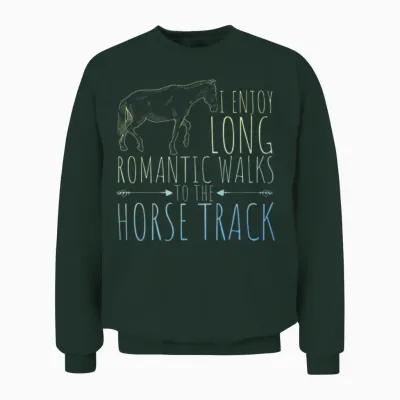 Horse Racing Unisex Sweatshirt - Forest