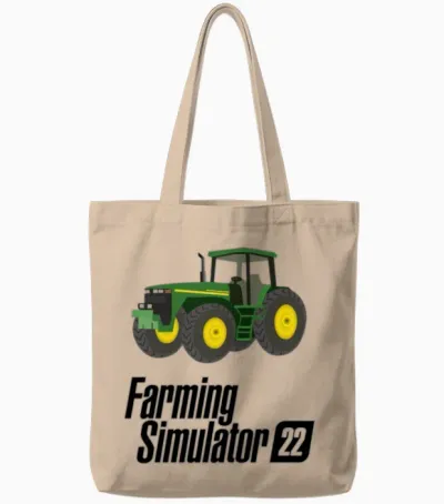 Farming Simulator 22 Tote Bags - Natural
