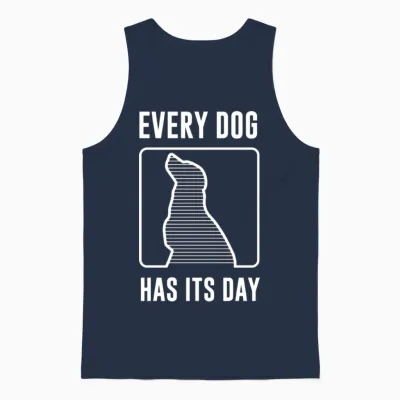 Dog Every Dog Hasits Unisex Tank Top - Navy