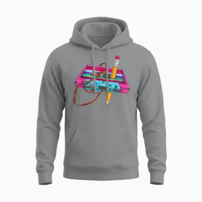 80 90s Outfit Women's Men's Party Fancy Dress Cassette T-Shirt, Black Unisex Hoodie - Sport Grey