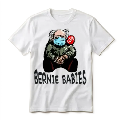 Bernie Babies Unisex T-Shirt - White