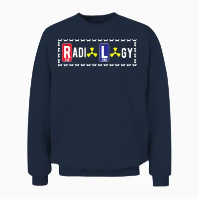 Funny Radiology Radiologist X-Ray Medical Unisex Sweatshirt - Navy