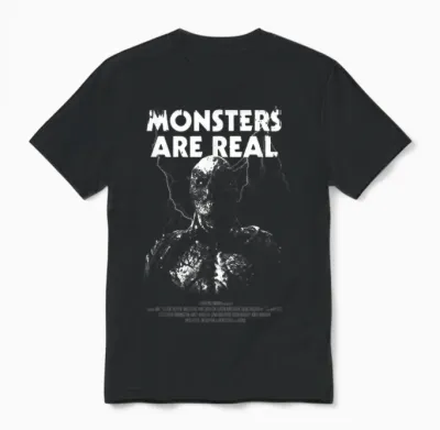 Stranger Things Vecna Monsters Are Real Unisex T-Shirt - Black